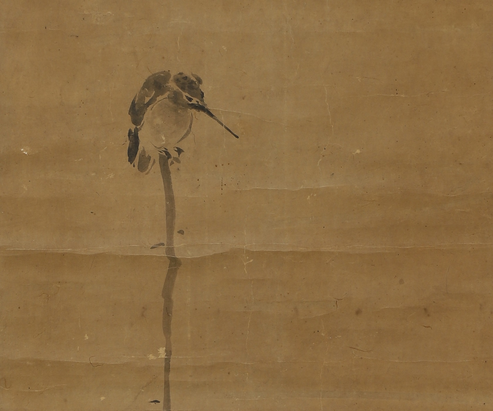 宮本武蔵 枯木翡翠画幅 | 古裂會 (こぎれかい)