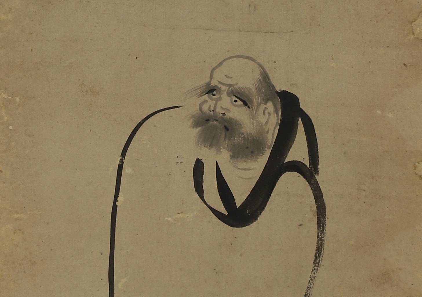 風外慧薫 蘆乗達磨画幅 | 古裂會 (こぎれかい)
