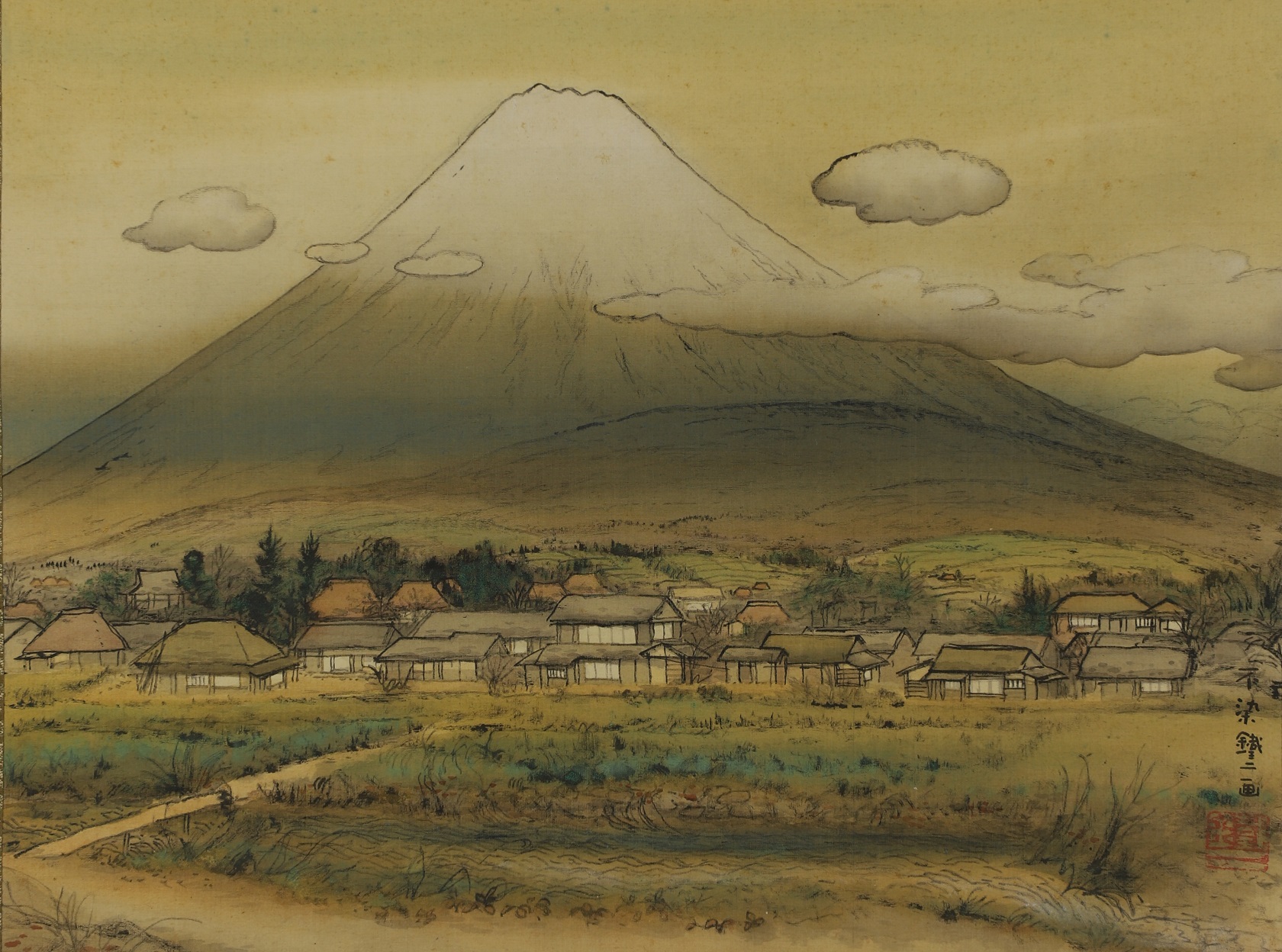 不染鉄 富士画幅 | 古裂會 (こぎれかい)