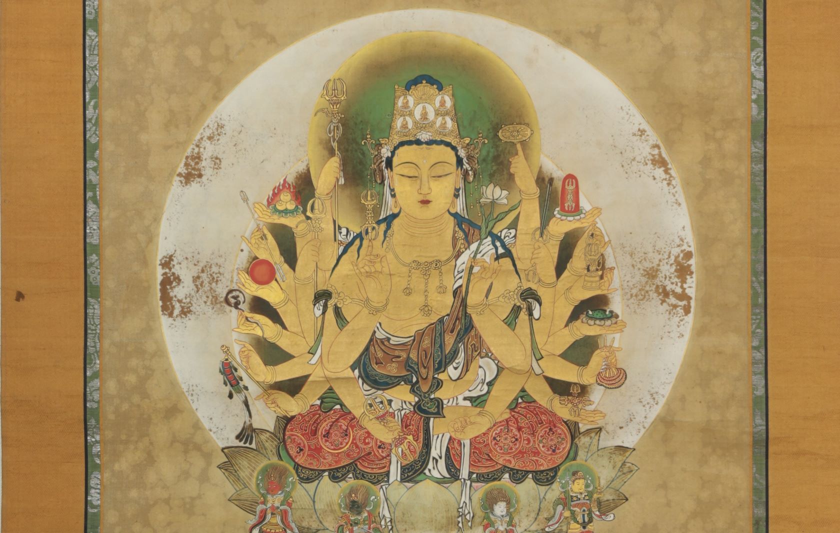 普賢延命菩薩画幅 | 古裂會 (こぎれかい)