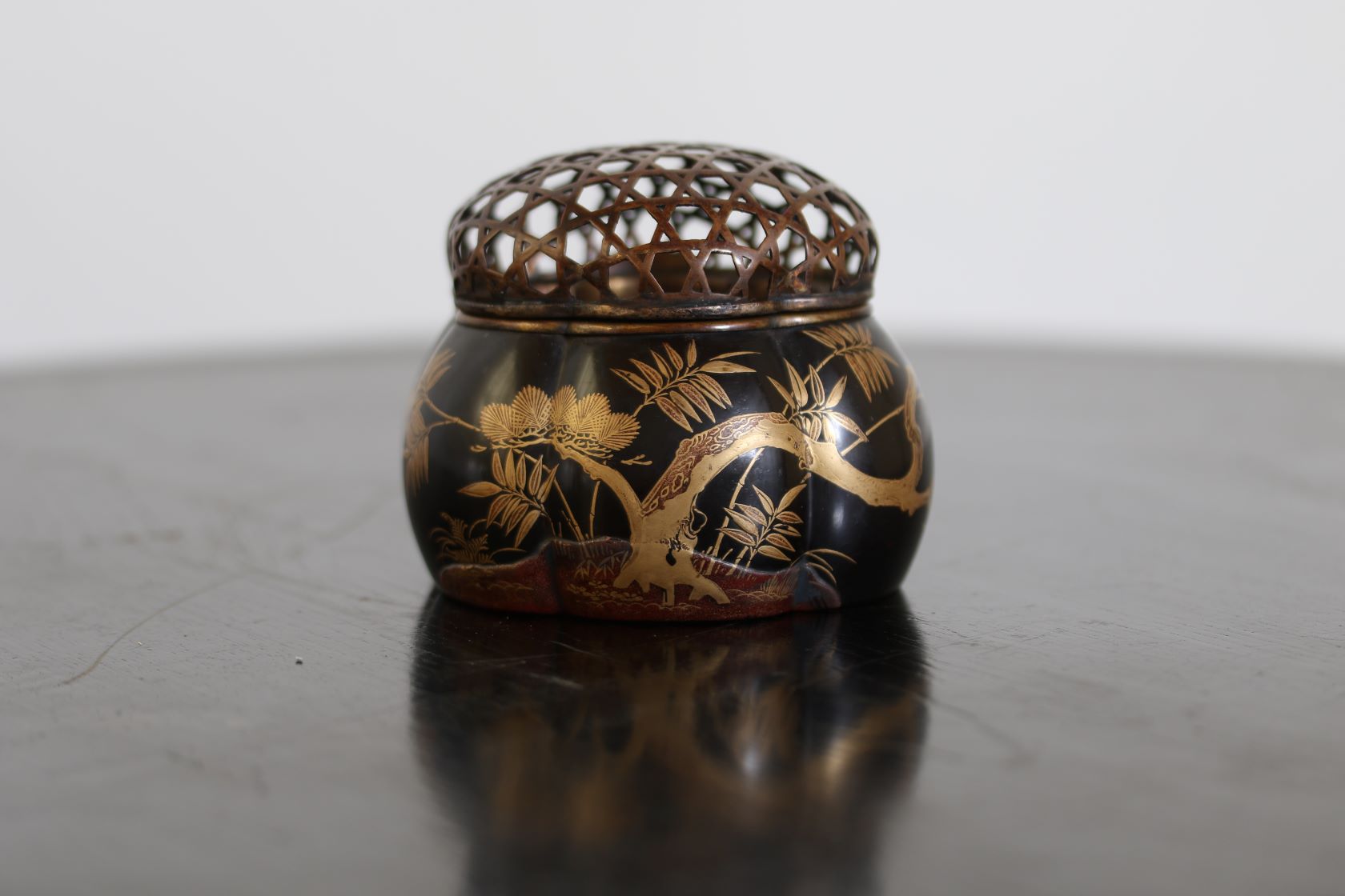 古美術 漆桶 肌 内 蒔絵 椀 φ21cm(K-XA795) 古美術 漆桶 肌 内 蒔絵 椀 φ21cm(K-XA795)