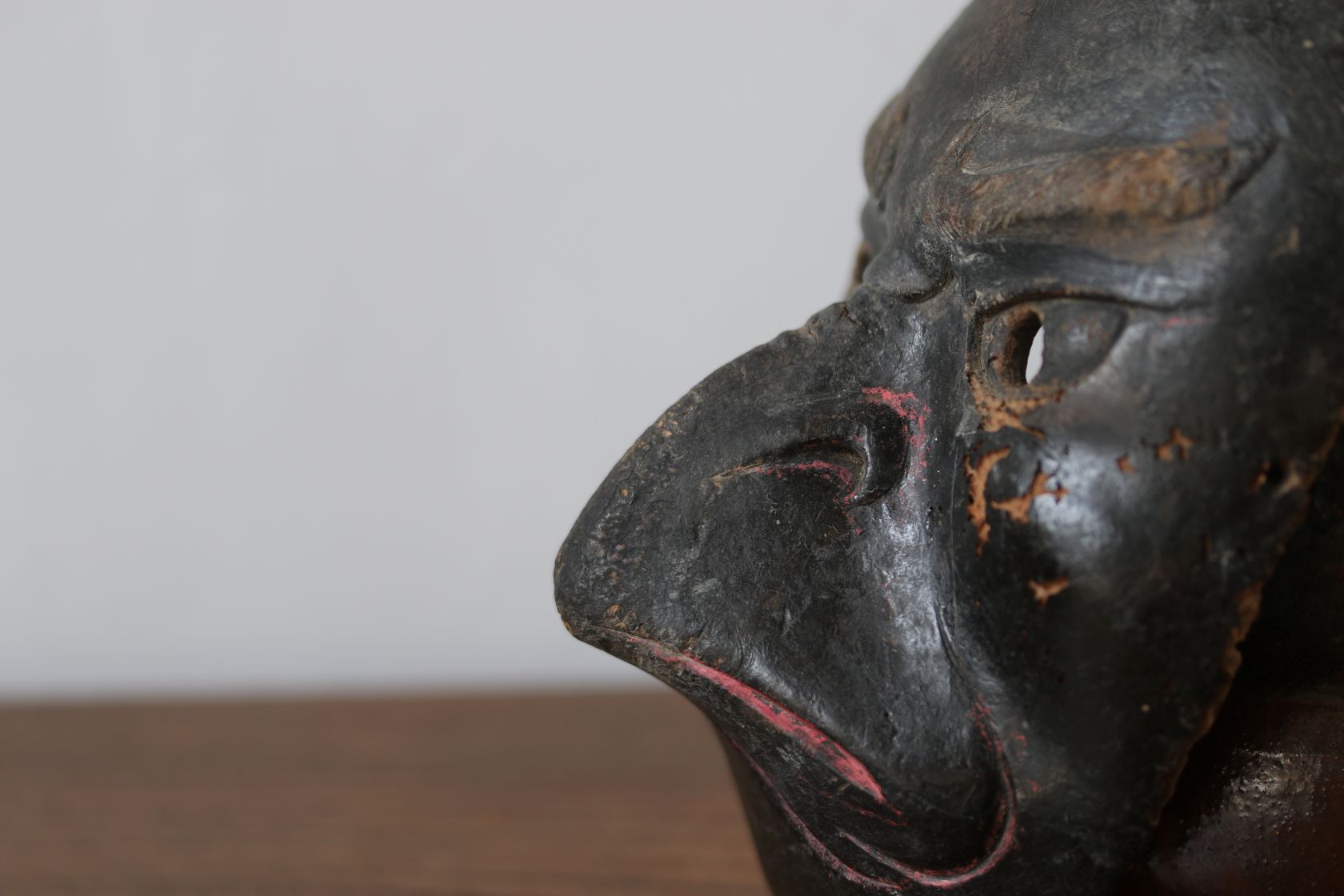 木彫能楽面 崑崙八仙(ころばせ) | 古裂會 (こぎれかい)